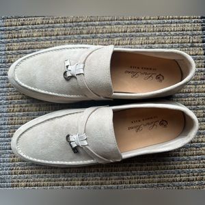 Lori piana summer charms walk suede loafers alike